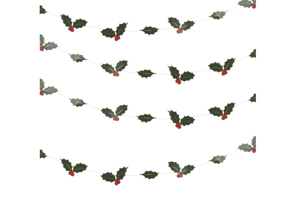 Christmas Holly Garland