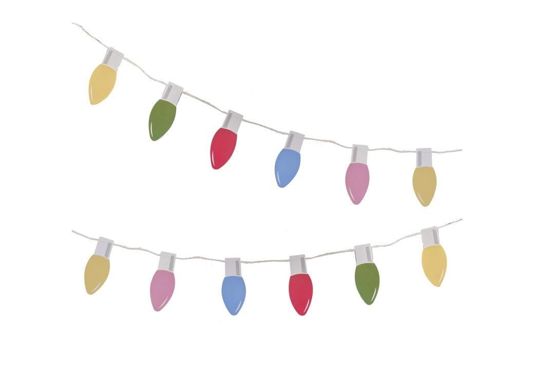 Christmas Lightbulb Garland