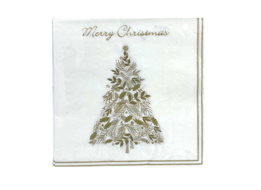 Christmas Napkins 20pk - Merry Christmas