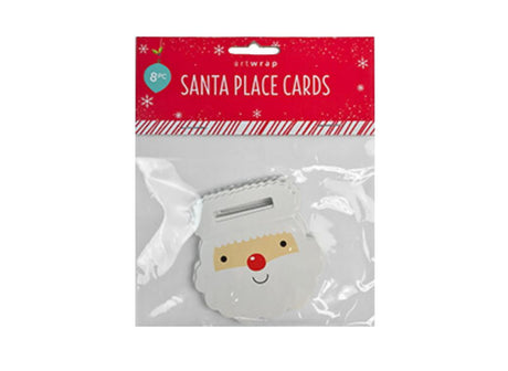 Santa Threadable Place Cards 8pk