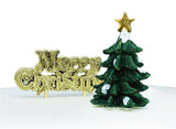 Christmas Tree Cake Topper & Motto