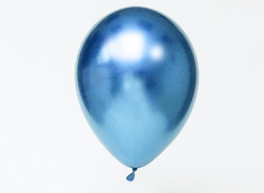 Chrome Balloon Blue