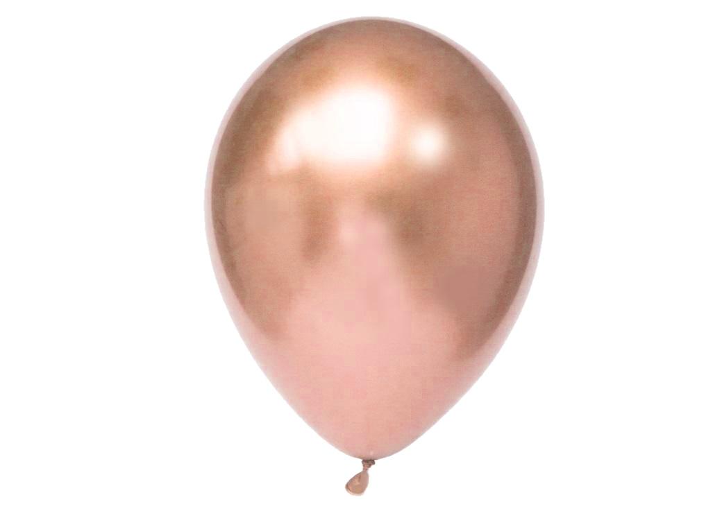 Chrome Balloon Rose Gold