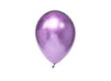 Chrome Balloon Purple 7in