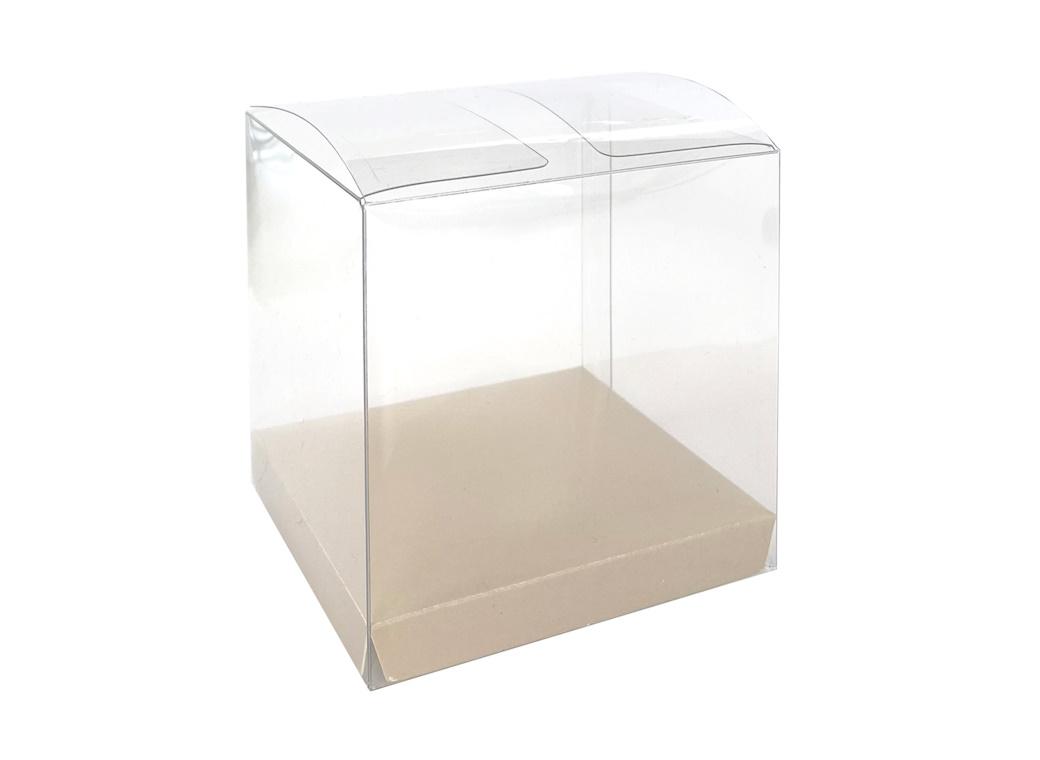 Clear Favour Boxes 10pk - White Sand