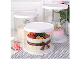 Tall Clear Tube Cake Box - 10"