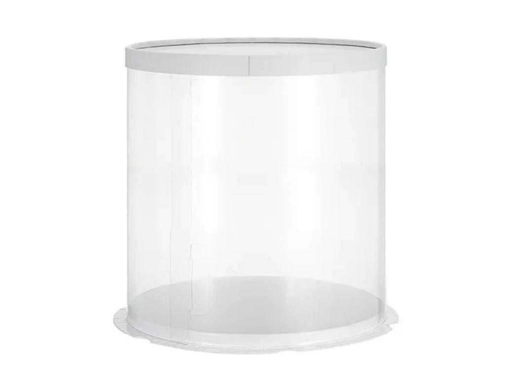 Tall Clear Tube Cake Box - 8"