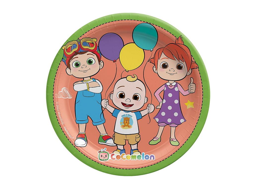 CoComelon Lunch Plates 8pk