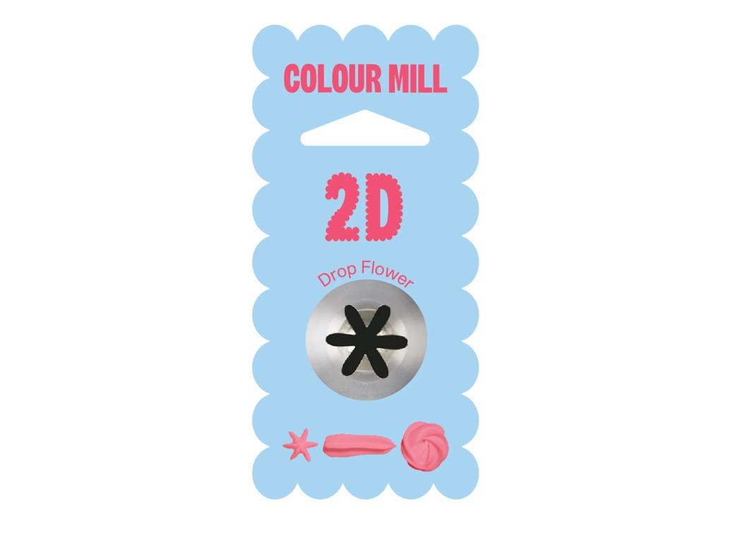 Colour Mill Piping Tip Drop Flower #2D