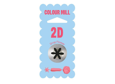 Colour Mill Piping Tip Drop Flower #2D