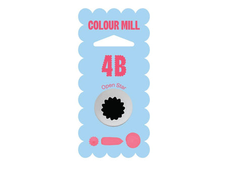 Colour Mill Piping Tip Open Star #4B