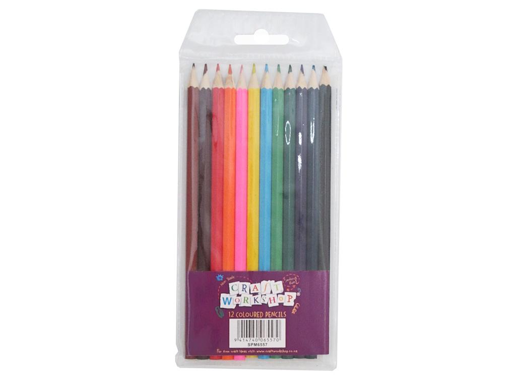 Craft Workshop Colouring Pencils 12pk