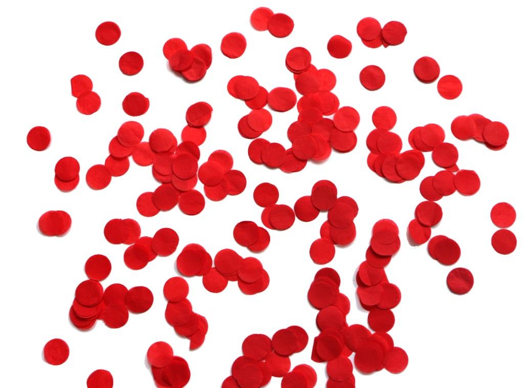 Tissue Confetti - Red