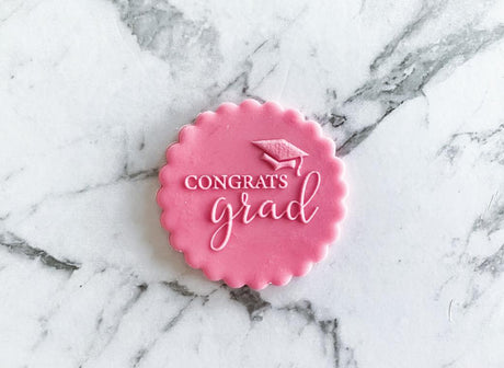 Debosser Stamp - Congrats Grad