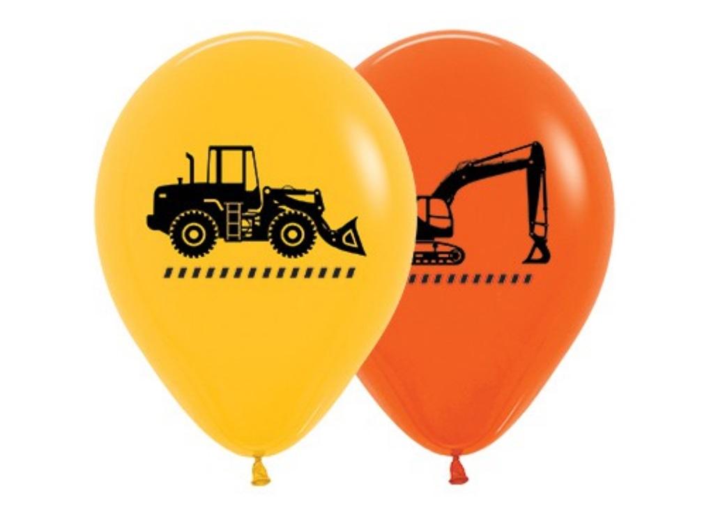 Construction Balloons 5pk