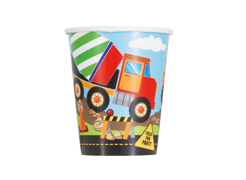 Construction Party Cups 8pk