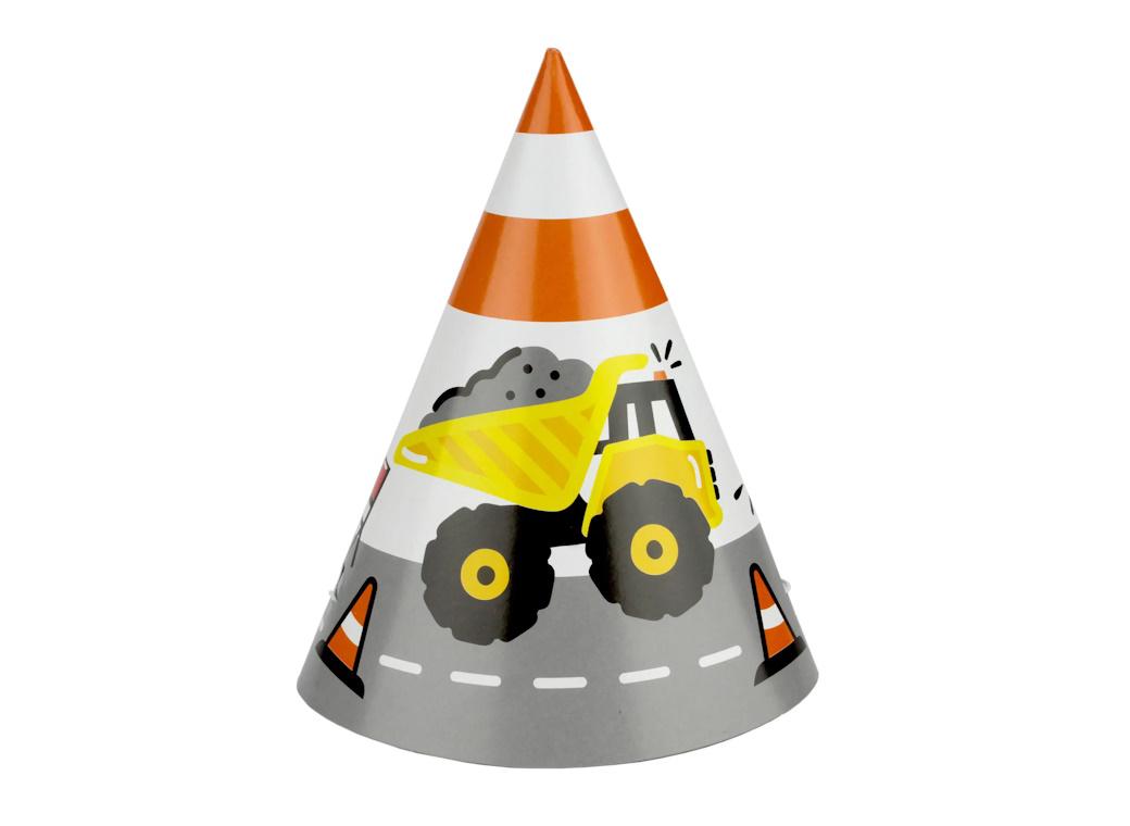 Construction Party Hats 8pk