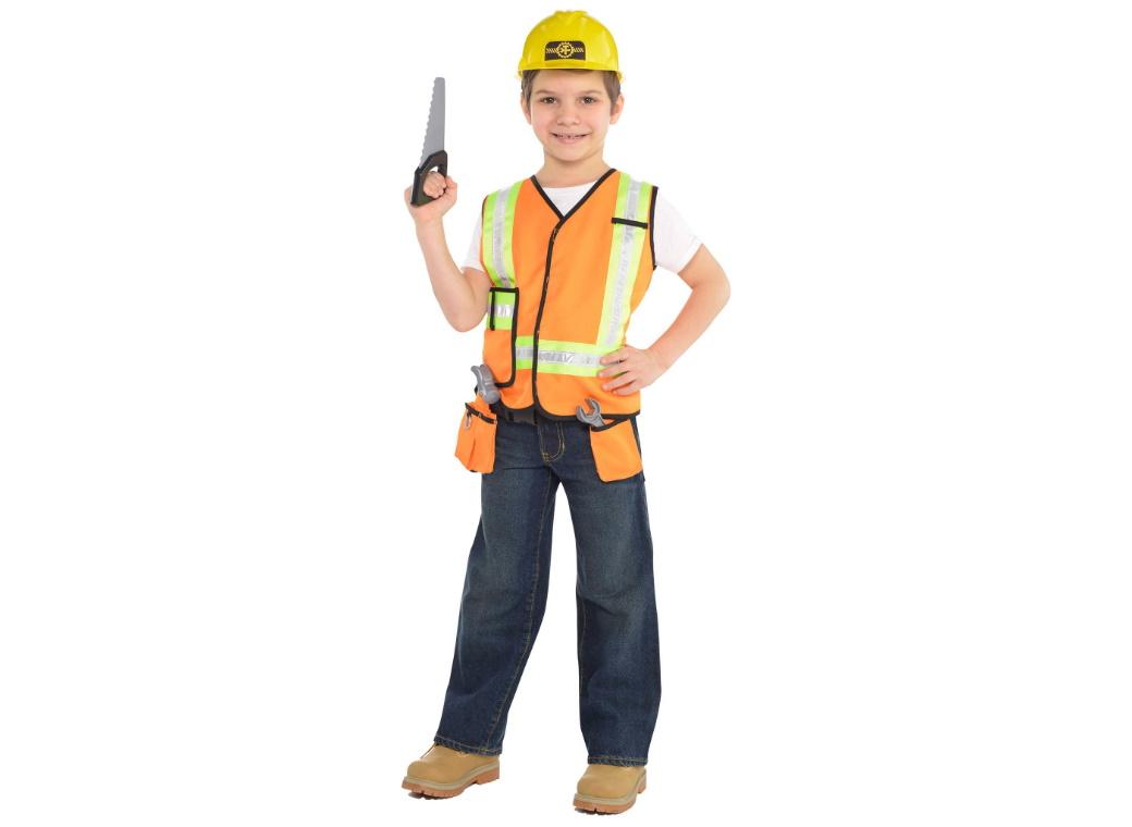 Construction Worker Costume - Child 4-6yrs