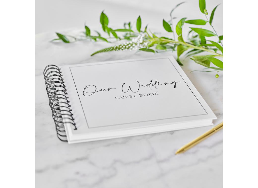 Contemporary Wedding Guest Book