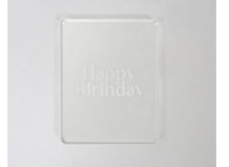 COO KIE Embosser Stamp - HAPPY BIRTHDAY 1