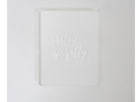 COO KIE Embosser Stamp - HOLLY JOLLY