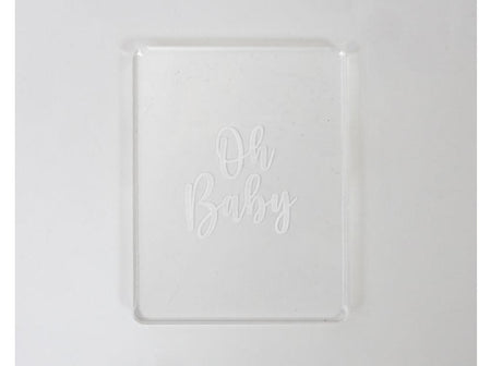 COO KIE Embosser Stamp - OH BABY