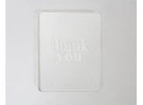 COO KIE Embosser Stamp - THANK YOU