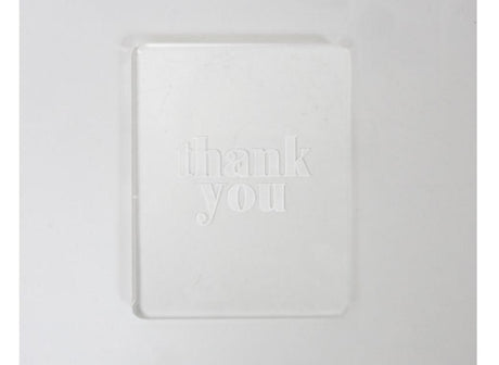 COO KIE Embosser Stamp - THANK YOU