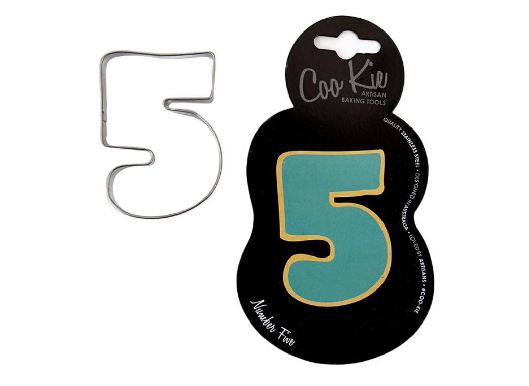 Coo Kie Number 5 Cookie Cutter