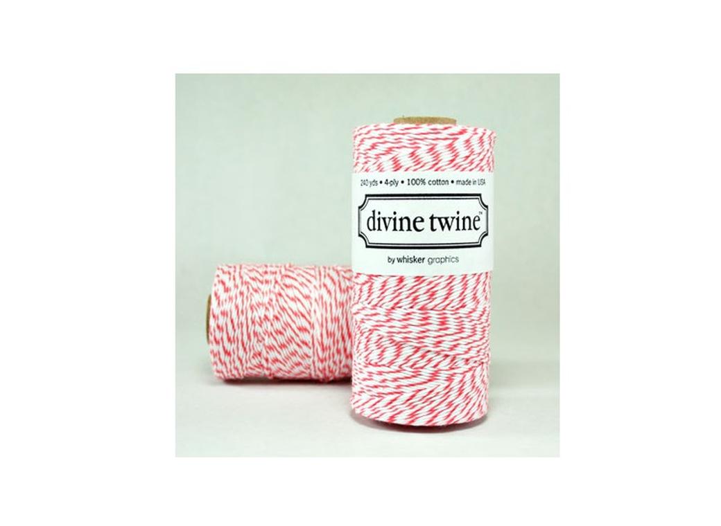 100% Cotton Bakers Twine - Coral