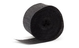 Crepe Paper Streamer - Black