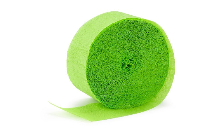 Crepe Paper Streamer - Apple Green