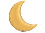 Crescent Moon SuperShape Balloon - Gold