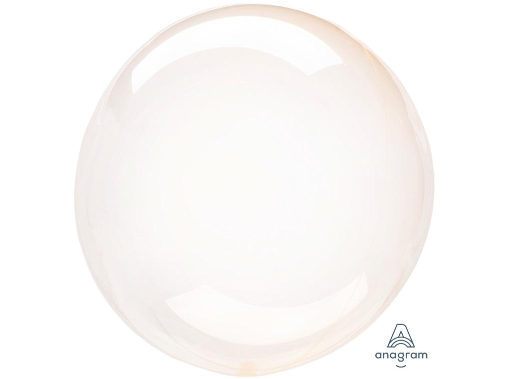 Crystal Clearz Balloon - Orange