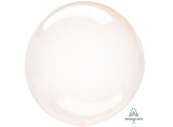 Crystal Clearz Balloon - Orange