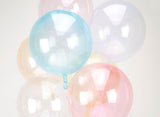 Crystal Clearz Balloon - Blue