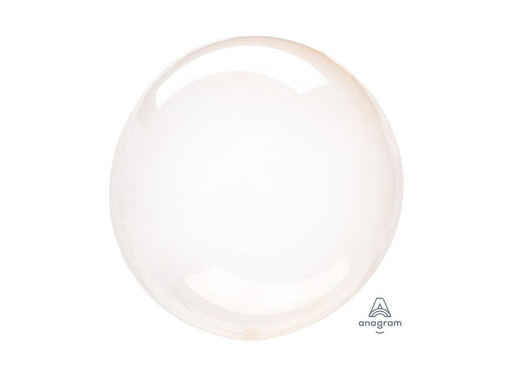 Crystal Clearz Petite Balloon - Orange