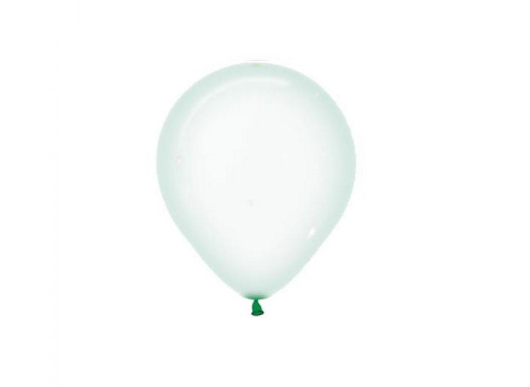 Crystal Green 12cm Balloons 10pk