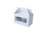 Cupcake Box with Carry Handle 2-Hole 2pk