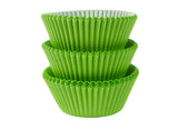 Cupcake Cases 75pk Lime Green