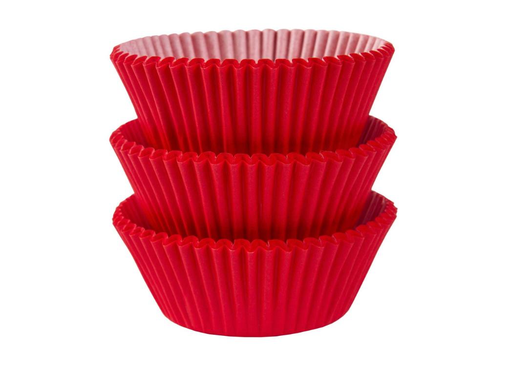 Cupcake Cases 75pk Red