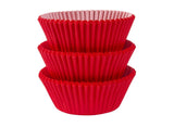 Cupcake Cases 75pk Red