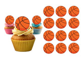 Edible Wafer Toppers - Basketballs