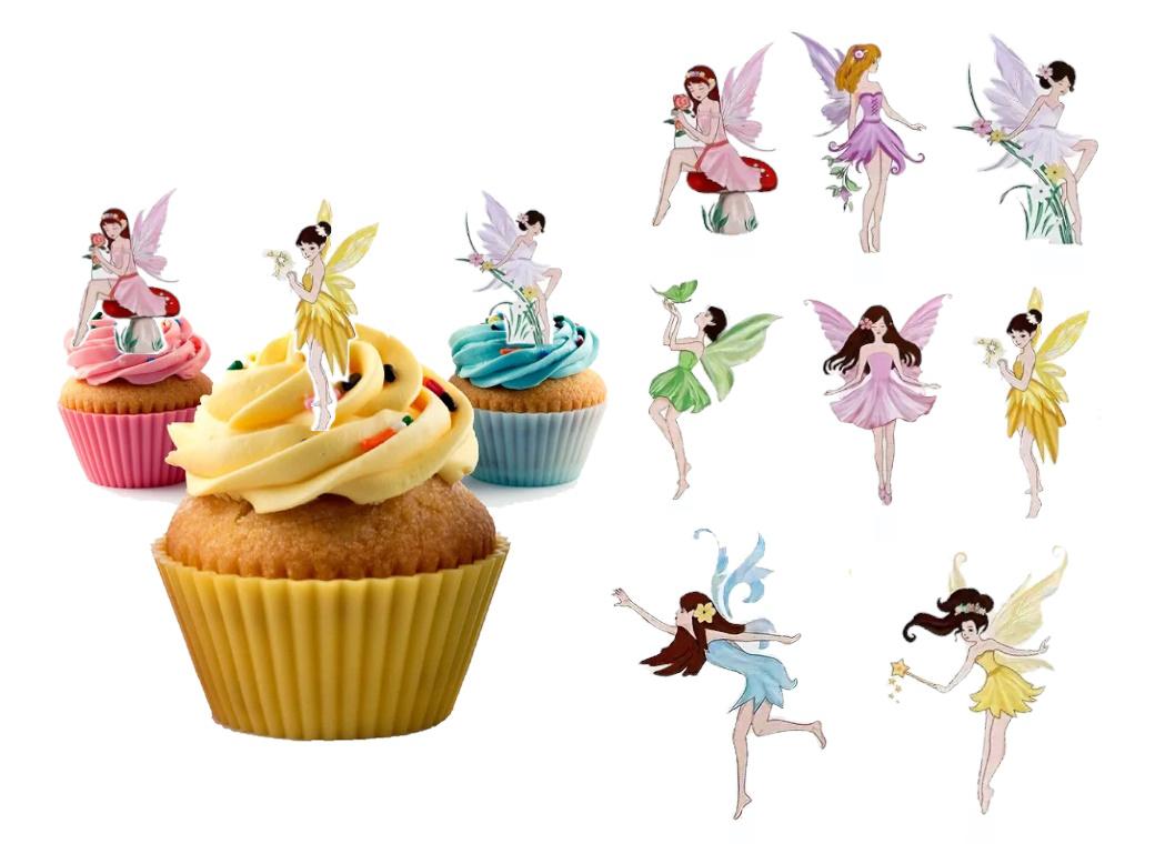 Edible Wafer Toppers - Fairies