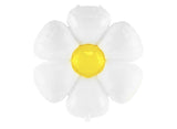 White Daisy Shape Foil Balloon