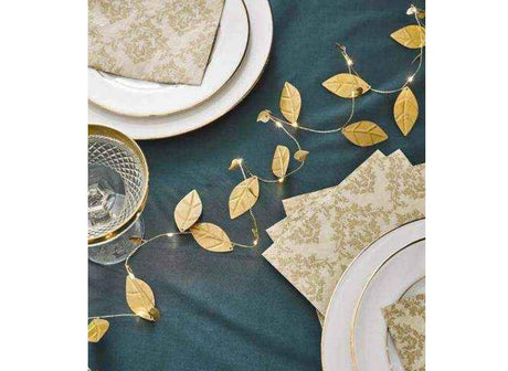 Damask Leaves String Lights