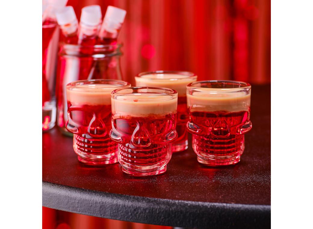 Deadly Soiree Skull Shot Glasses 4pk