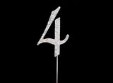 Diamante Cake Topper - Number 4