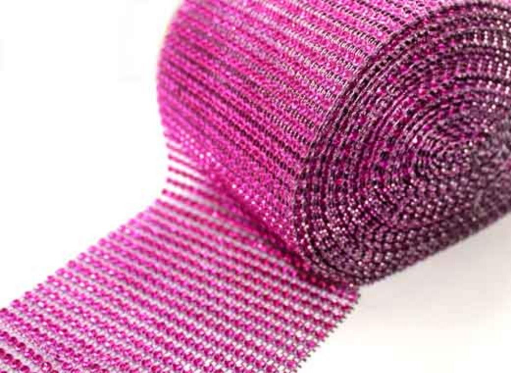 Diamante Wrap - Cerise