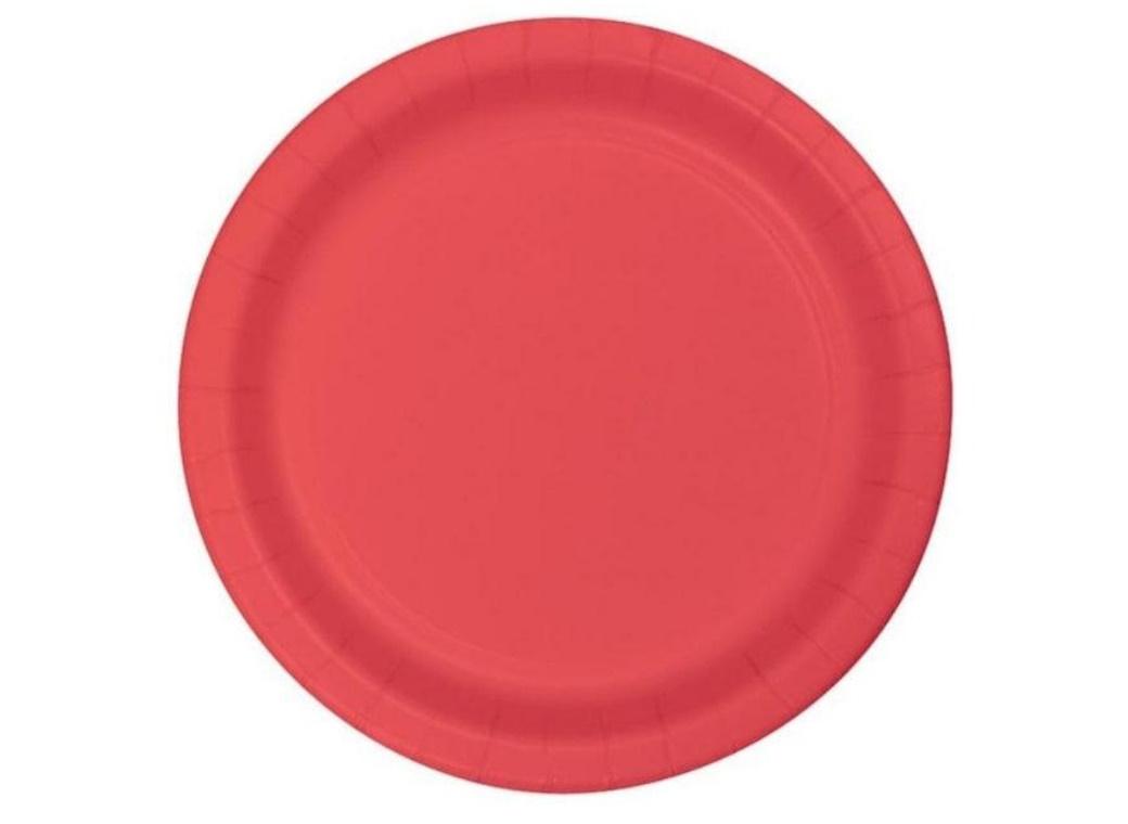 Dinner Plates - Coral - 12pk